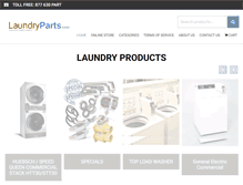 Tablet Screenshot of laundryparts.com